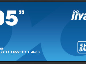 iiyama PROLITE Pizarra de caballete digital 2,74 m (108") LED Wifi 450 cd / m² 5K Ultra HD Negro Pantalla táctil Procesador incorporado Android 24/7