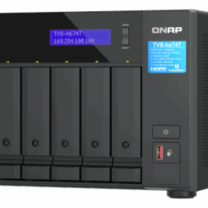 QNAP TVS-H674T-I5-32G servidor de almacenamiento NAS Torre Ethernet Negro i5-12400
