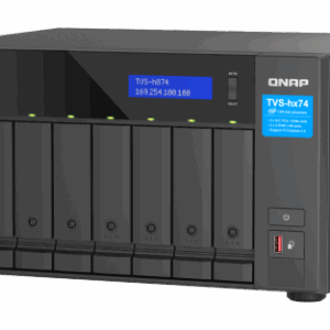 QNAP TVS-H874T-I9-64G servidor de almacenamiento NAS Torre Ethernet Negro