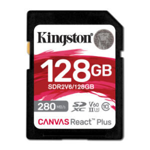 Kingston Technology Canvas React Plus 128 GB SDXC UHS-II Clase 10