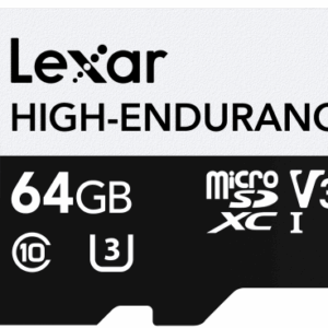 Lexar High-Endurance 64 GB MicroSDXC UHS-I Clase 10
