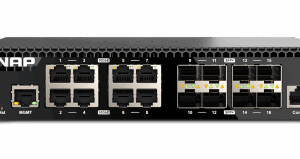 QNAP QSW-M3216R-8S8T switch Gestionado L2/L3 10G Ethernet (100/1000/10000) 1U Negro