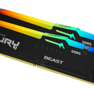 MEMORIA KINGSTON 64GB KIT2 6000MT/S DDR5 CL30  FURY BEAST RGB EXPO - KF560C30BBEAK2-64