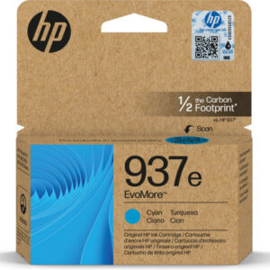 HP Cartucho de Tinta Original EvoMore 937e cian