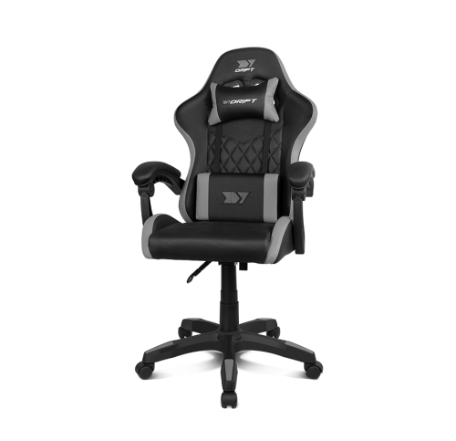 DRIFT DR35BG silla para videojuegos Silla para videojuegos de PC Asiento acolchado Negro, Gris - Imagen 2