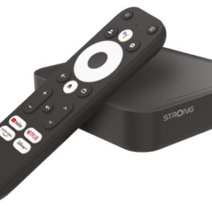 STRONG SMART GOOGLE TV BOX LEAP-S3 4K UHD-NETFLIX-DISNEY PLUS- CONTROL POR VOZ