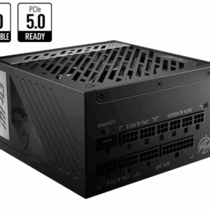 MSI MPG A850G PCIE5 unidad de fuente de alimentación 850 W 24-pin ATX ATX Negro
