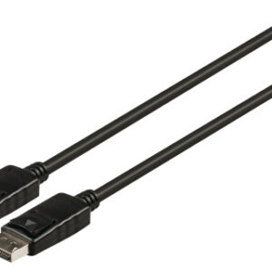 Valueline 2m, 2xDisplayPort DisplayPort Negro