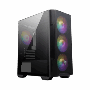 MSI MAG FORGE M100R carcasa de ordenador Midi Tower Negro, Transparente