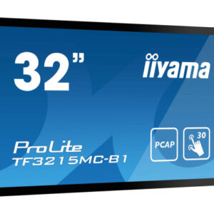 iiyama ProLite TF3215MC-B2 pantalla para PC 80 cm (31.5") 1920 x 1080 Pixeles Full HD LED Pantalla táctil Quiosco Negro