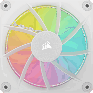 Corsair iCUE LINK LX120 RGB Carcasa del ordenador Ventilador 12 cm Blanco 1 pieza(s)