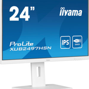 iiyama ProLite XUB2497HSN-W1 pantalla para PC 60,5 cm (23.8") 1920 x 1080 Pixeles Full HD LED Blanco
