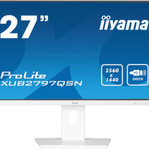 iiyama ProLite XUB2797QSN-W1 pantalla para PC 68,6 cm (27") 1920 x 1080 Pixeles Full HD LED Blanco