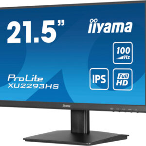 IIYAMA MONITOR PANEL IPS DE 21.5’’, REGULABLE, 100 HZ, HDMI, REDUCTOR DE LUZ AZUL, ALTAVOCES