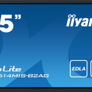 iiyama PROLITE TE7514MIS-B2AG Pantalla plana para señalización digital 190,5 cm (75") LCD Wifi 435 cd / m² 4K Ultra HD Negro Pantalla táctil Procesador incorporado Android 24/7