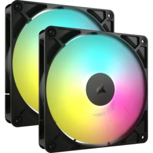 Corsair RS140 ARGB Carcasa del ordenador Ventilador 14 cm Negro 2 pieza(s)