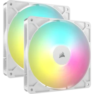 Corsair RS140 ARGB Carcasa del ordenador Ventilador 14 cm Blanco 2 pieza(s)