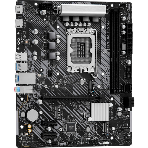 PLACA ASROCK B760M-H2/M.2,INTEL,1700,B760,2DDR5,96GB,HDMI+DP,4SATA+2M.2,5USB 3.2+1USB-C,GBLAN,MATX - Imagen 3