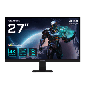GIGABYTE GS27U 27” Monitor de juegos UHD - 3840 x 2160 (UHD), 160Hz, 1ms, 350 cd/m², Display HDR400, HDMI 2.1, DisplayPort 1.4