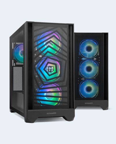 HUMMER PLASMA SEMIT ATX,VENT ARGB,2X FRONTALES - Imagen 2