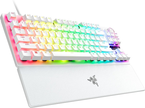 TECLADO RAZER HUNTSMAN V3 PRO (USA) TENKEYLESS BLANCO (RZ03-04981700-R3M1) - Imagen 2