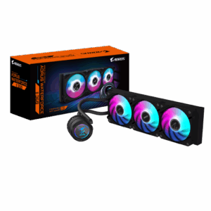 GIGABYTE Refrigeración líquida AIO AORUS WATERFORCE II 360 para CPU - 3 ventiladores ARGB de 120 mm, mecanismo de bloqueo deslizante, DAISY-CHAIN, compatible con Intel LGA 1700 y AMD AM5