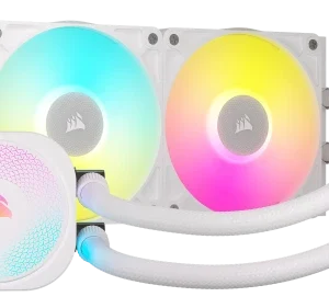 Corsair iCUE LINK TITAN RX RGB Procesador Sistema de refrigeración líquida todo en uno 12 cm Blanco 1 pieza(s)