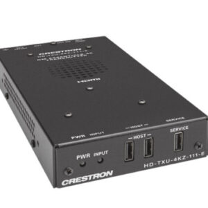 CRESTRON DM LITE 4K60 4:4:4 TRANSMITTER FOR USB-C DISPLAYPORT, USB 2.0, AND ETHERNET SIGNAL EXTENSION OVER CATX CABLE- MODELO: HD-TXU-4KZ-111-E (6511923)