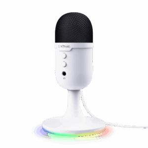 Trust GXT 234P Yunix Blanco Micrófono de superficie para mesa