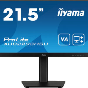 IIYAMA MONITOR IPS DE 21.5’’ SIN BORDES DE 3 LADOS Y CON CONCENTRADOR USB, FRECUENCIA DE ACTUALIZACIÓN DE 100HZ Y CON SOPORTE AJUSTABLE EN ALTURA