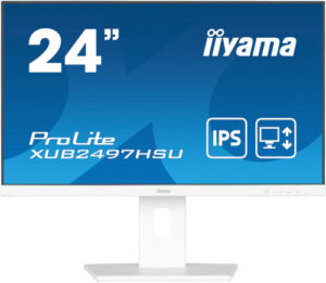 iiyama ProLite XUB2497HSU-W2 pantalla para PC 60,5 cm (23.8") 1920 x 1080 Pixeles Full HD LED Blanco