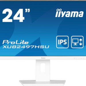 iiyama ProLite XUB2497HSU-W2 pantalla para PC 60,5 cm (23.8") 1920 x 1080 Pixeles Full HD LED Blanco