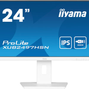 iiyama ProLite XUB2497HSN-W2 pantalla para PC 60,5 cm (23.8") 1920 x 1080 Pixeles Full HD LED Blanco