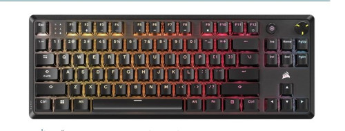 TECLADO CORSAIR K70 CORE TKL RGB MLX RED PORTUGUES CH-911911E-PT - Imagen 2