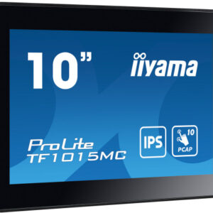 MONITOR IIYAMA 10,1" PCAP BEZEL FREE 10P TOUCH, 1280X800, IPS PANEL, DP,HDMI,VGA, 425CD/M (WITH TOUCH), USB INTERFACE,MULTITOUCH,OPEN FRAME,IP65 FRONT(TF1015MC-B3)