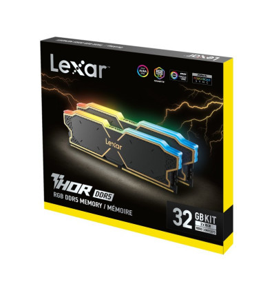 LEXAR THOR RGB DDR5 32GB 2X16GB 6000MHZ CL38 - Imagen 4