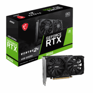 MSI VENTUS GeForce RTX 3050 2X E 6G OC NVIDIA 6 GB GDDR6