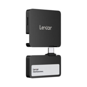 LEXAR PROFESSIONAL GO EXTERNAL PORTABLE SSD 2TB,USB3.2 GEN2 UP TO 1050MB/S READ AND 1000MB/S WRITE CON HUB 4-PUERTOS USB TYPE-C Y CERTIFICADO IP65