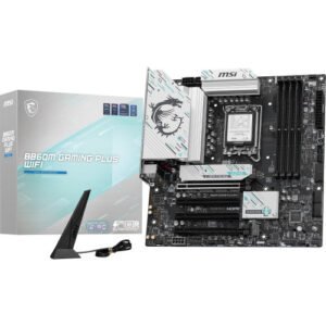 PLACA MSI B860M GAMING PLUS WIFI,INTEL,1851,B860,4DDR5,USB 10GBPS,WIFI,MATX