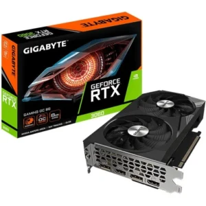 VGA GIGABYTE GV-N3060GAMING OC-8GD 2.0,NV,RTX3060,GDDR6,8GB,128BIT,2HDMI+2DP,WINDFORCE 2X (2 VENTILADORES)