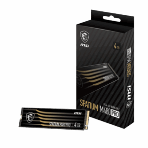 MSI SSD SPATIUM M480 PRO M.2 PCIE 4TB PCI Express 4.0 NVMe 3D NAND