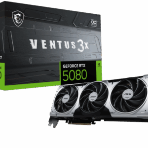 MSI VENTUS GEFORCE RTX 5080 16G 3X OC PLUS tarjeta gráfica NVIDIA 16 GB GDDR7