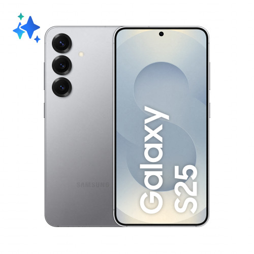 Samsung Galaxy S25 15,8 cm (6.2") SIM doble Android 15 5G USB Tipo C 12 GB 256 GB 4000 mAh Plata
