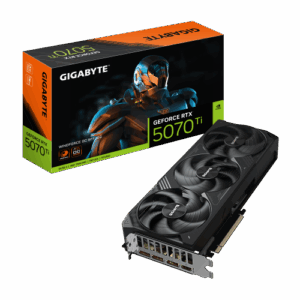 GIGABYTE GeForce RTX 5070 Ti WINDFORCE OC SFF 16G Tarjeta Gráfica - 16GB GDDR7, 256 bits, PCI-E 5.0, XXXX MHz Core Clock, 3 x DP 2.1a, 1 x HDMI 2.1b, NVIDIA DLSS 4, GV-N507TWF3OC-16GD