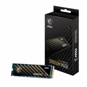 MSI SPATIUM M450 PCIe 4.0 NVMe M.2 1TB PCI Express 4.0 3D NAND