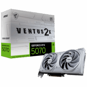 MSI GeForce RTX5070 VENTUS 2X OC White NVIDIA GeForce RTX 5070 12 GB GDDR7