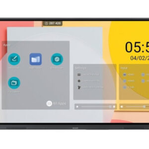 Sharp PN-L862B pizarra blanca interactiva 2,18 m (86") 3840 x 2160 Pixeles Pantalla táctil Negro