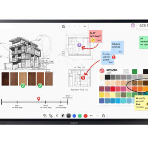 Sharp PN-LA862 Panel plano interactivo 2,18 m (86") LCD 500 cd / m² 4K Ultra HD Negro Pantalla táctil 24/7