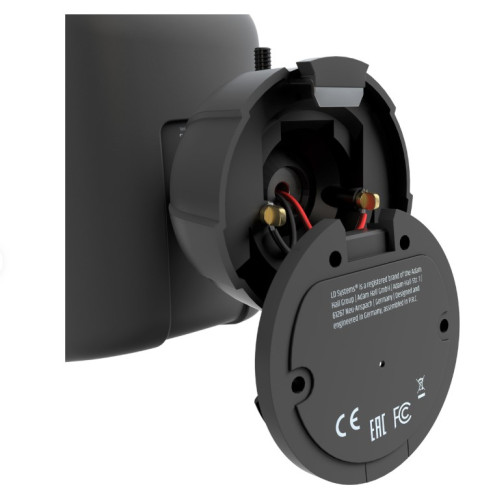 LD SYSTEMS INTEGRATION SERIE DQOR (LDDQOR3B) 3" TWO-WAY PASSIVE INDOOR/OUTDOOR INSTALLATION LOUDSPEAKER 8 OHM, BLACK (PAIR) WARRANTY 5 YEARS (PU3) - Imagen 3