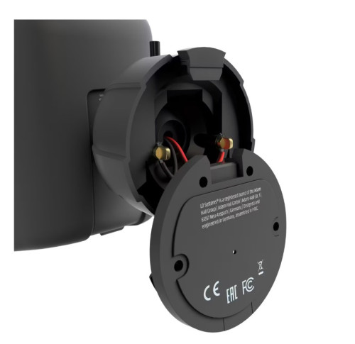 LD SYSTEMS INTEGRATION SERIE DQOR (LDDQOR3TB) 3" TWO-WAY PASSIVE INDOOR/OUTDOOR INSTALLATION LOUDSPEAKER 16 OHM, 70/100 V, BLACK (PAIR) WARRANTY 5 YEARS (PU3) - Imagen 5